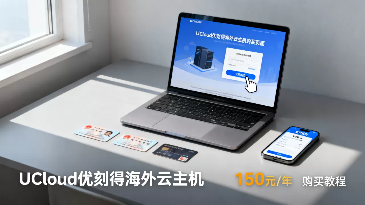 UCloud优刻得海外云主机怎么买?150元一年购买教程 UCloud优刻得海外云主机怎么买?150元一年购买教程