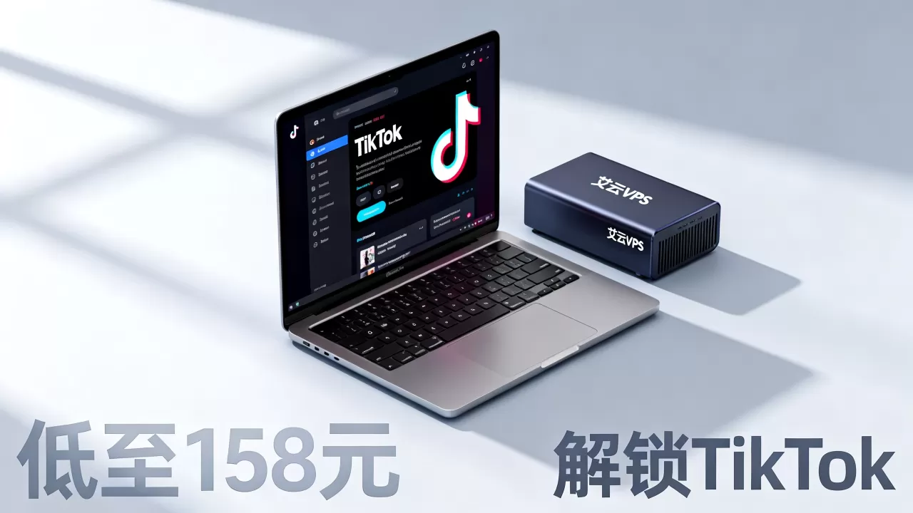 2026年双十一艾云VPS低至158元能解锁TikTok吗？