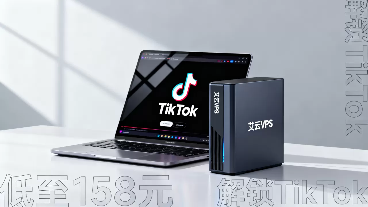 2026年双十一艾云VPS低至158元能解锁TikTok吗？