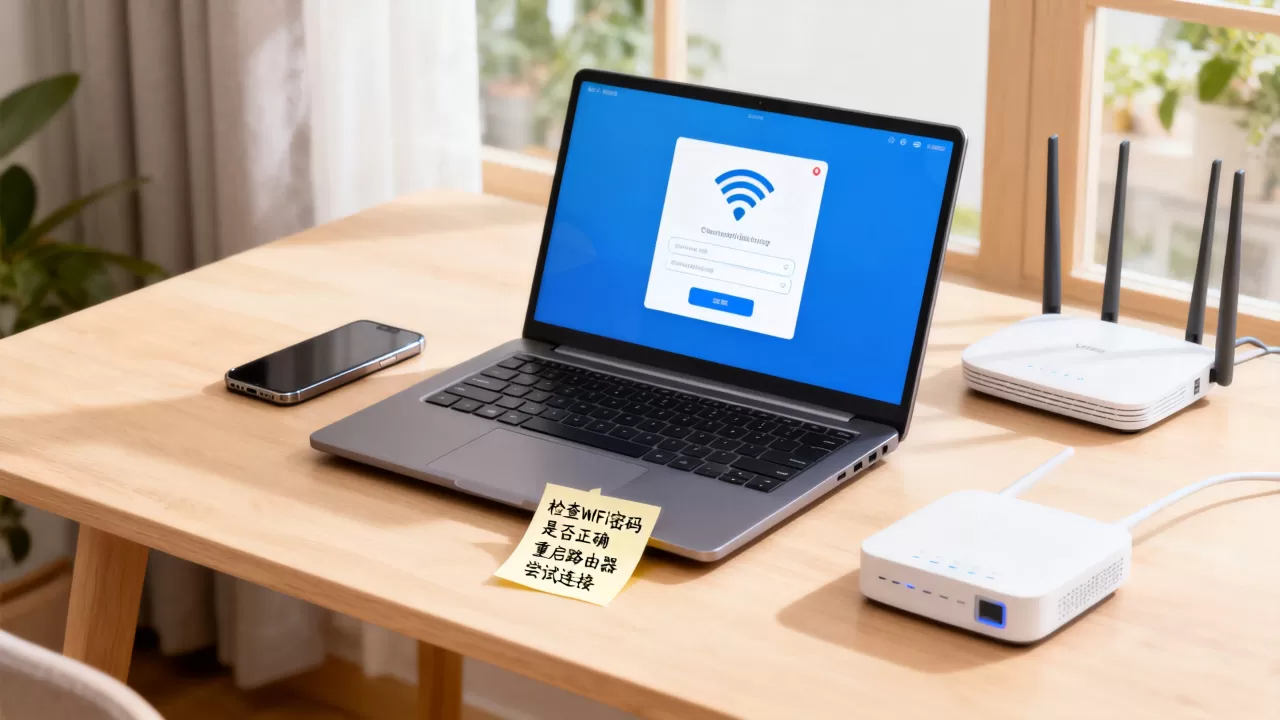 共享需要输入网络密码怎么办？电脑连不上WiFi怎么解决