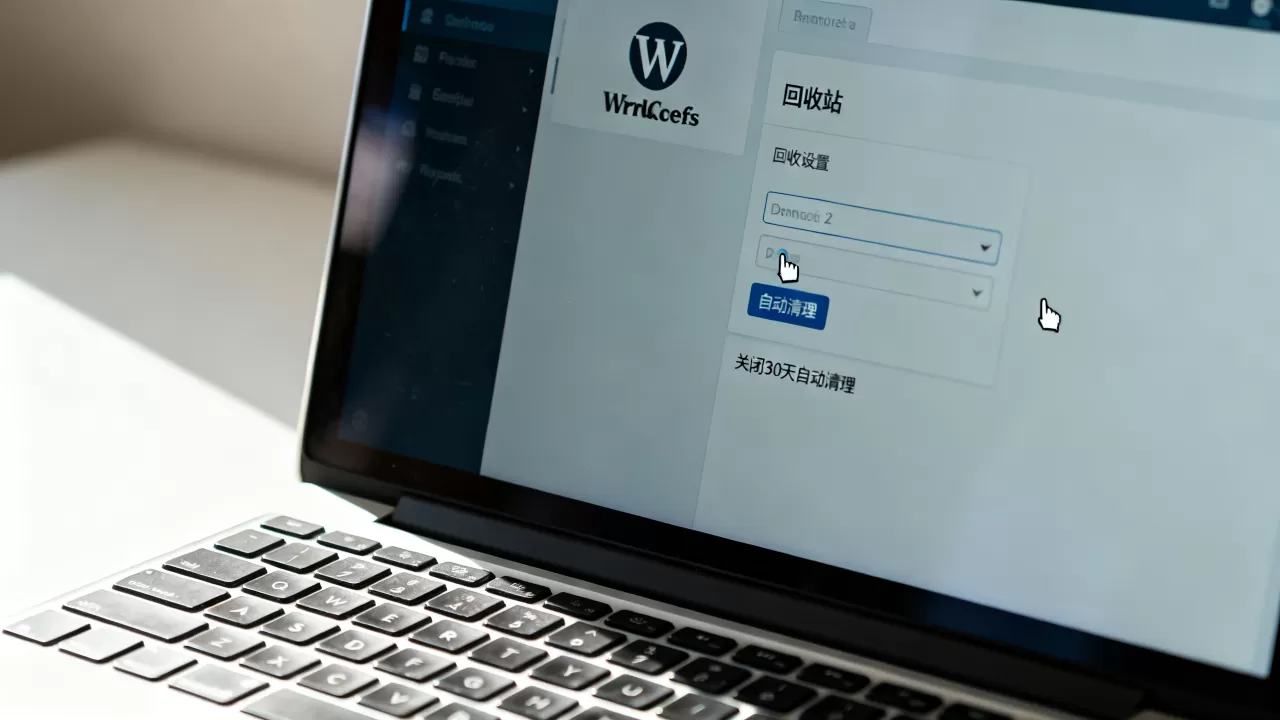 WordPress如何关闭30天自动清理回收站功能