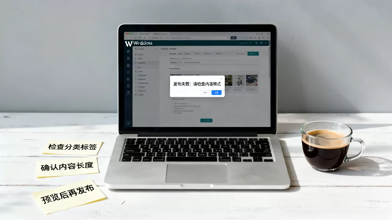 WordPress站内计划发布出错怎么办？WordPress建站教程