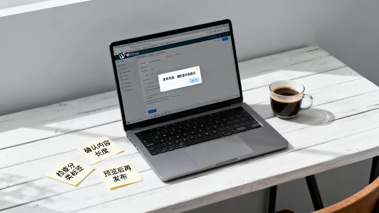 WordPress站内计划发布出错怎么办？WordPress建站教程