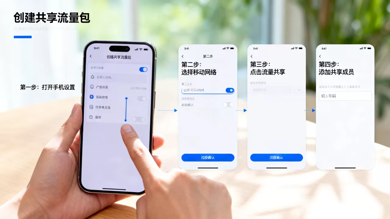 共享流量包怎么创建?创建共享流量包的具体步骤 共享流量包怎么创建?创建共享流量包的具体步骤