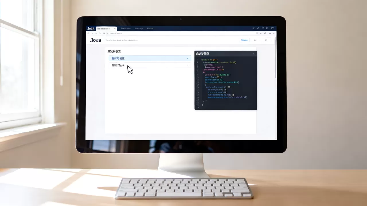Joomla网站设置重定向和自定义登录的方法