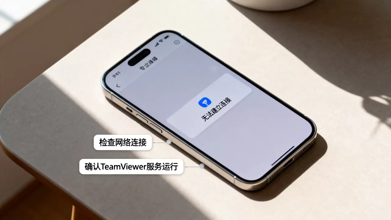 TeamViewer手机端为何无法建立连接？手机连不上怎么解决