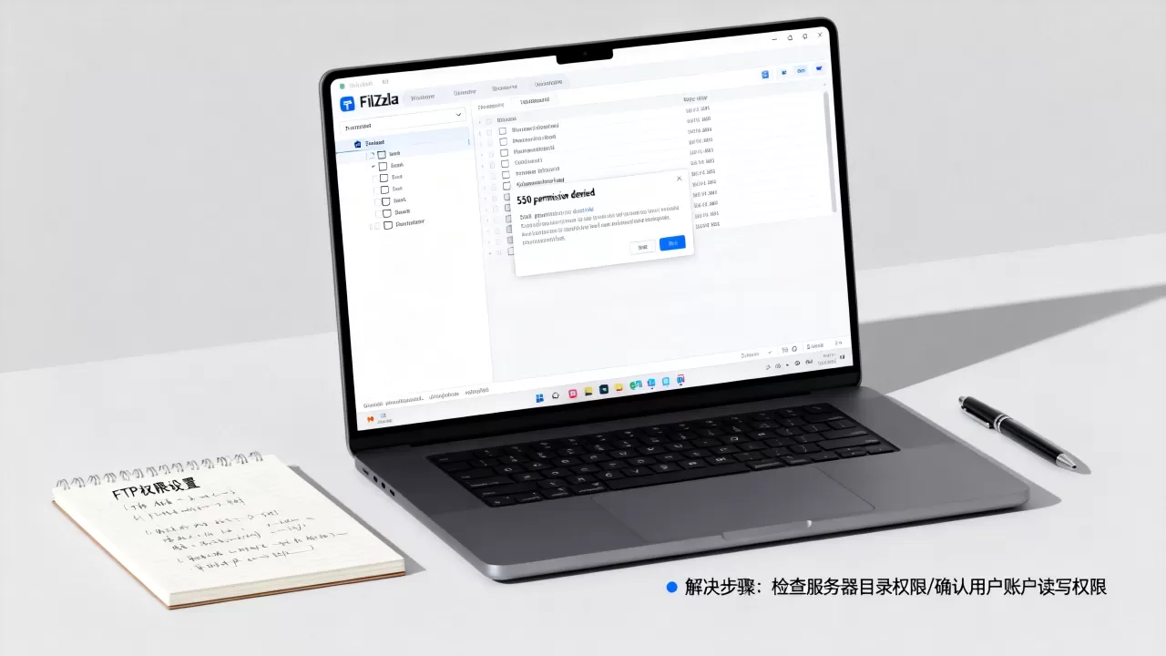 FileZilla创建文件夹报550错误怎么解决?ftp上传550 permission denied FileZilla创建文件夹报550错误怎么解决?ftp上传550 permission denied