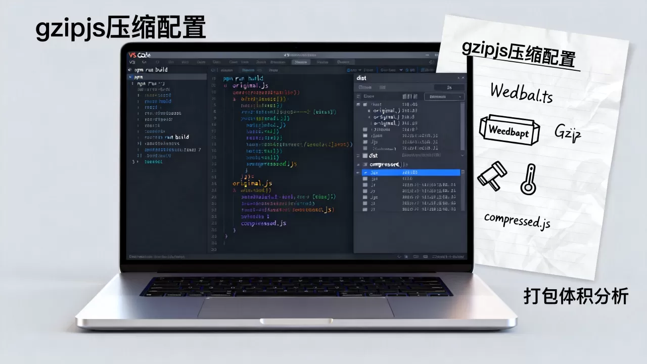 gzipjs压缩怎么操作？前端项目打包体积优化方案
