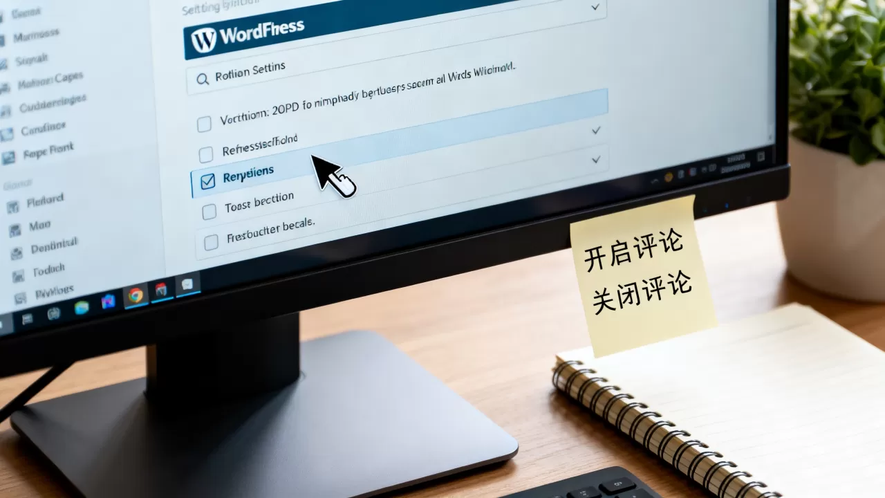 WordPress网站评论功能如何开启或关闭