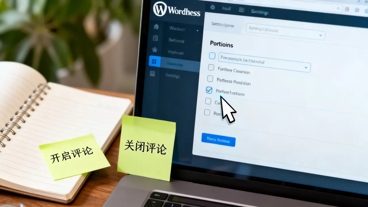 WordPress网站评论功能如何开启或关闭