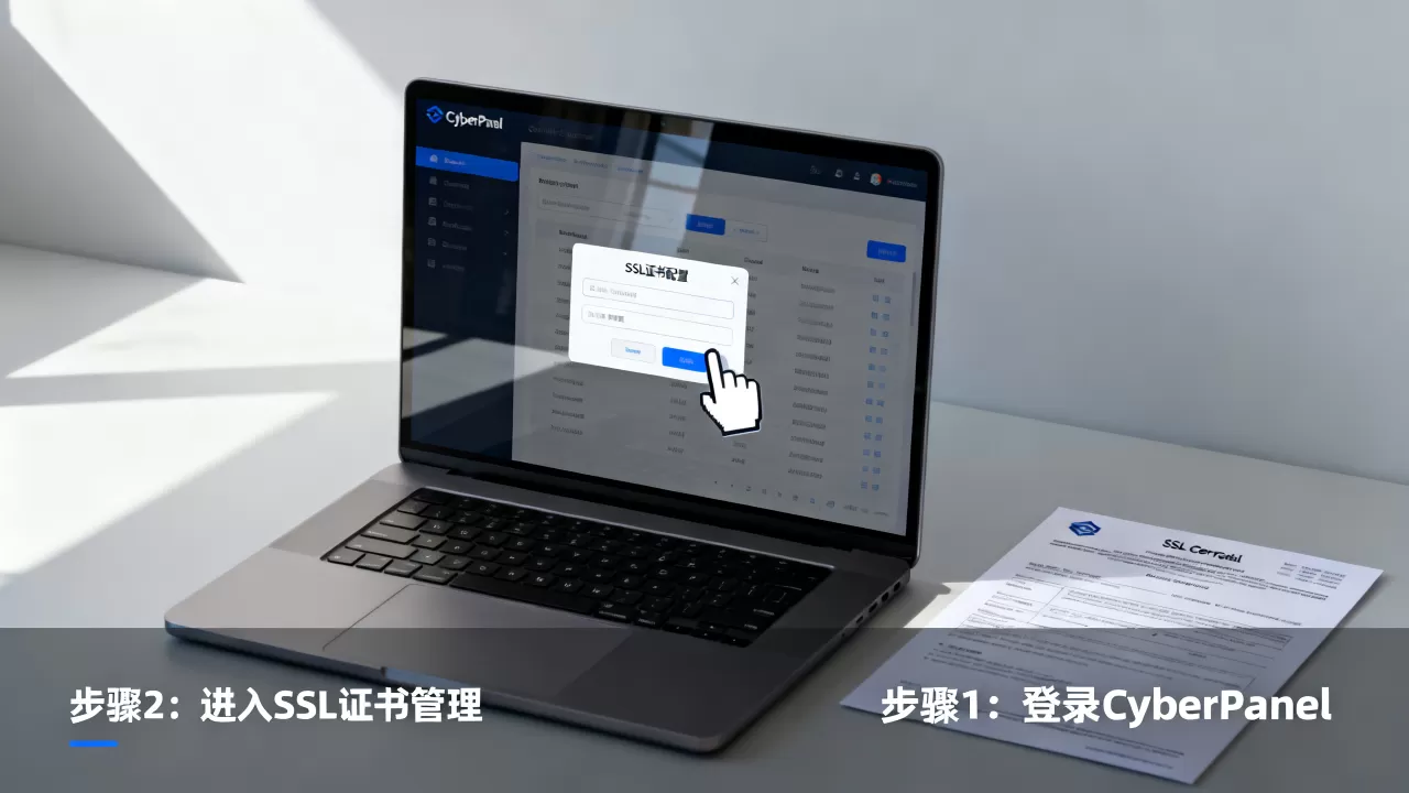 CyberPanel控制面板配置SSL证书图文教程