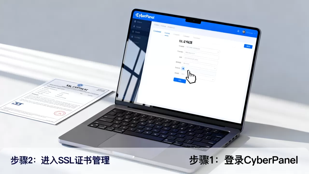 CyberPanel控制面板配置SSL证书图文教程