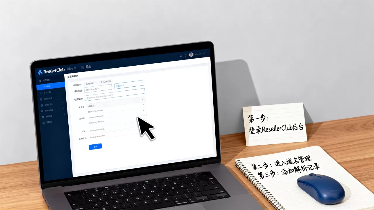 ResellerClub域名怎么解析？域名解析教程