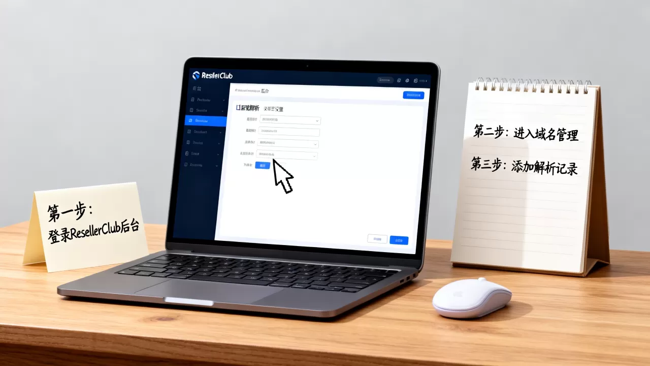 ResellerClub域名怎么解析？域名解析教程