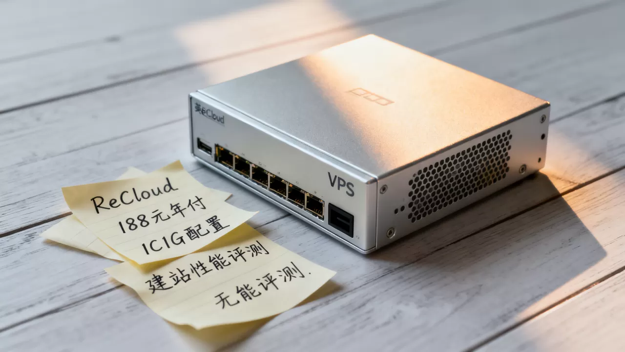 ReCloud主机年付188元英国VPS好用吗,1C1G配置建站性能评测 ReCloud主机年付188元英国VPS好用吗,1C1G配置建站性能评测