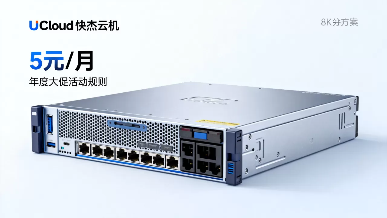 UCloud快杰云主机5元/月是真的吗，UCloud年度大促活动规则