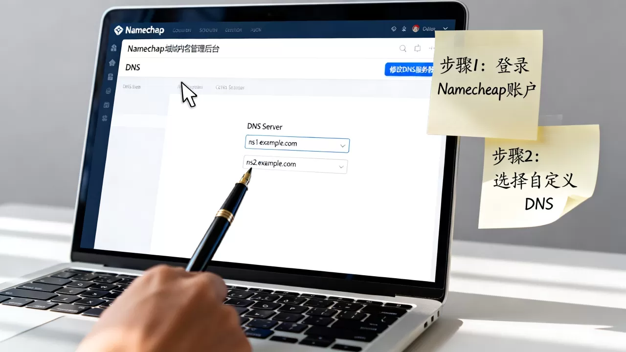 Namecheap怎么改DNS服务器？修改域名DNS服务器图文教程
