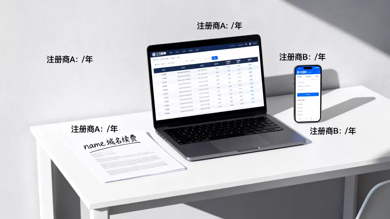 name域名续费贵不贵？不同注册商续费价格对比
