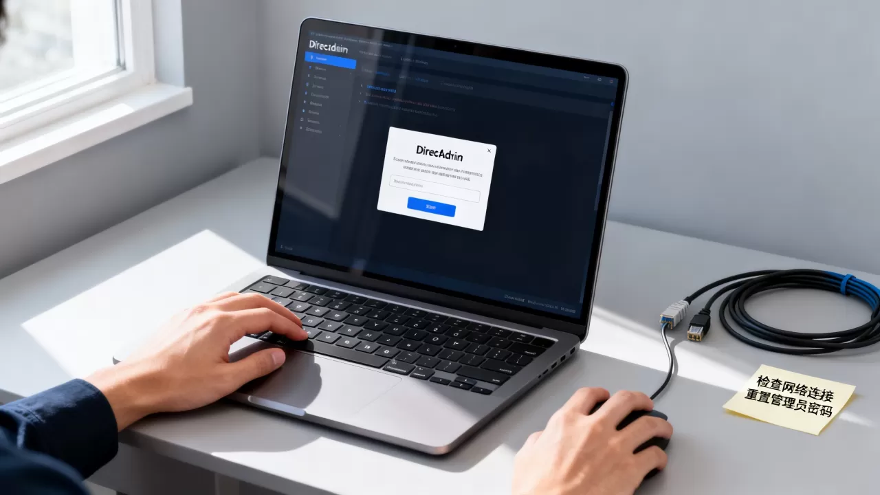 DirectAdmin面板登录不上怎么办？DirectAdmin面板登录失败的解决方法