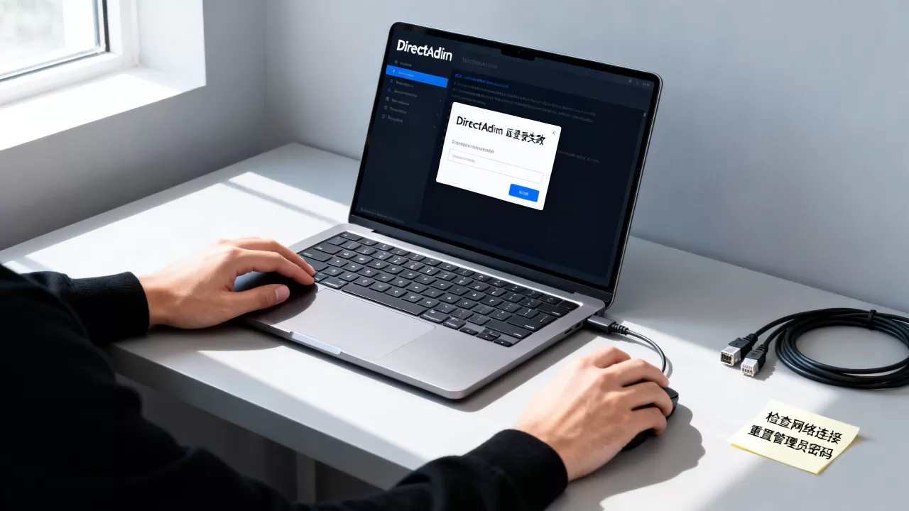 DirectAdmin面板登录不上怎么办？DirectAdmin面板登录失败的解决方法