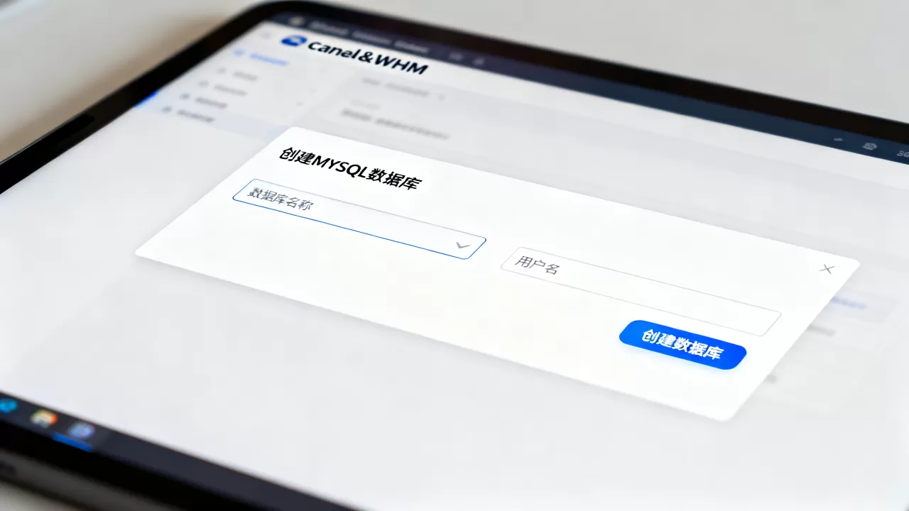 cPanel&amp;#038;WHM控制面板快速创建MySQL数据库的方法
