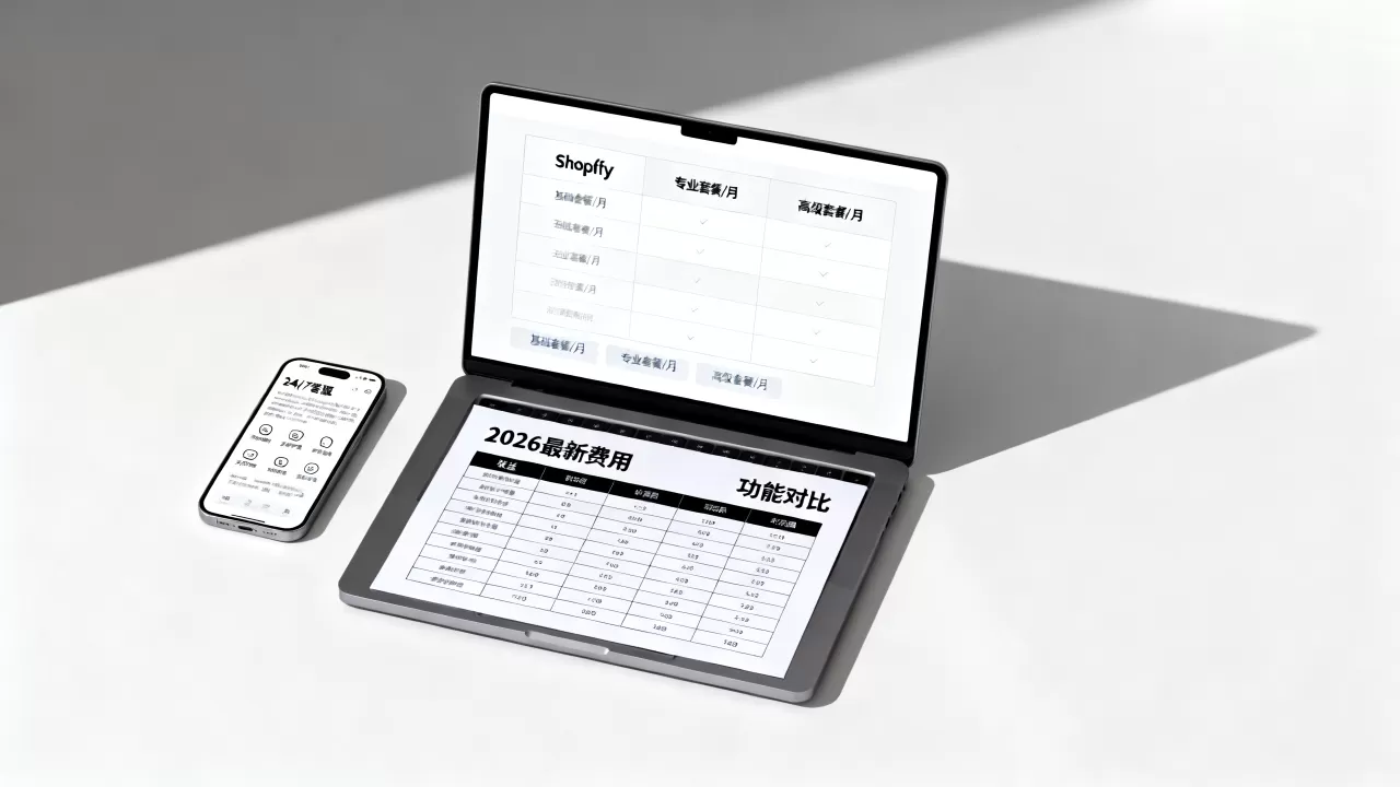 Shopify月租套餐怎么选?2026最新费用对比 Shopify月租套餐怎么选?2026最新费用对比