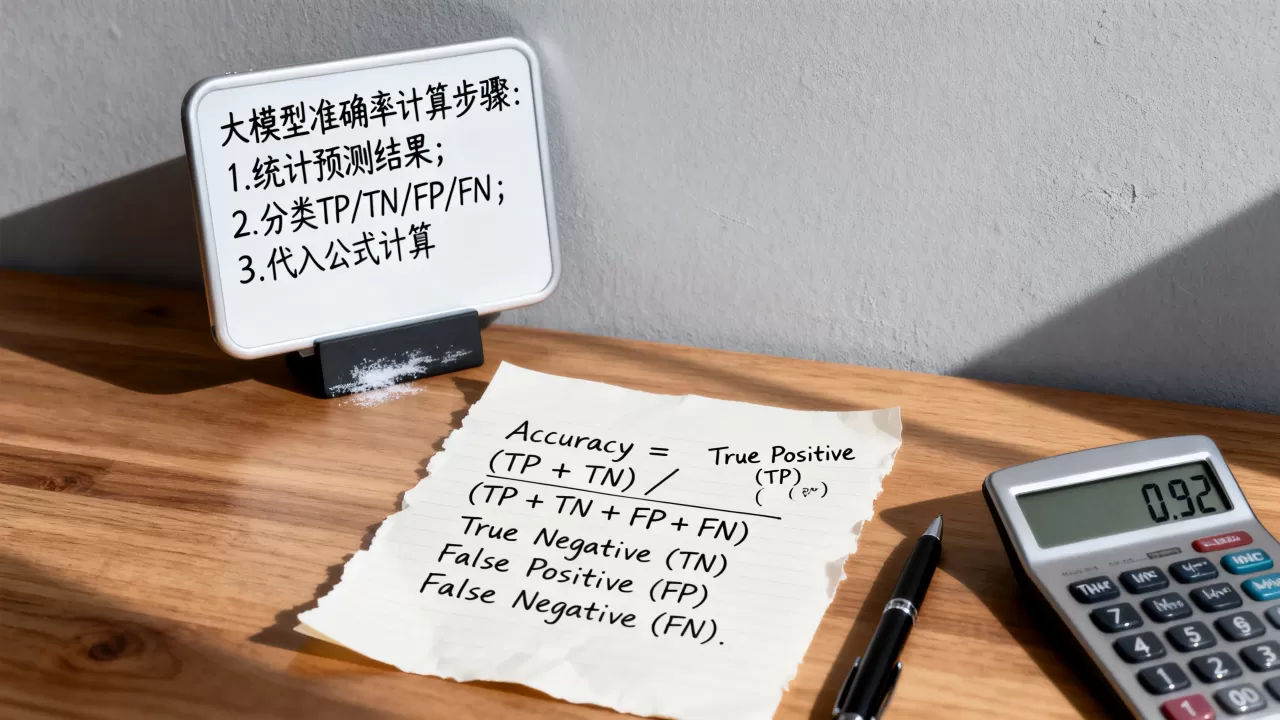 大模型准确率Accuracy如何计算？大模型准确率计算公式