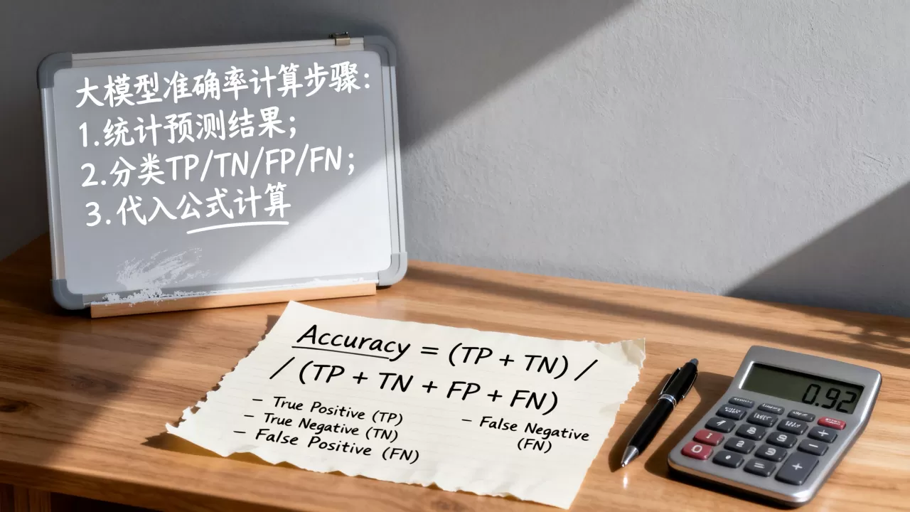 大模型准确率Accuracy如何计算？大模型准确率计算公式