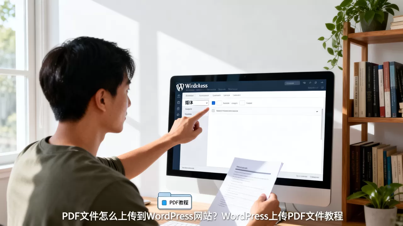 PDF文件怎么上传到WordPress网站？WordPress上传PDF文件教程