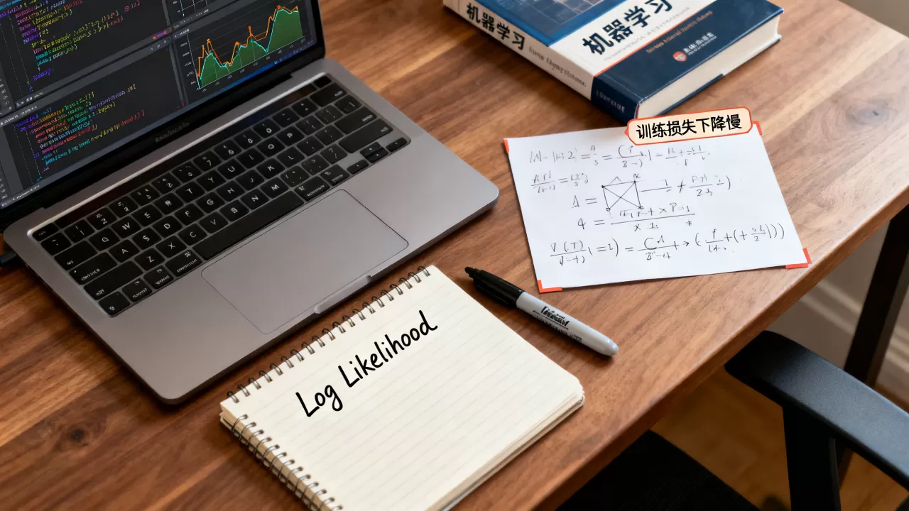 大模型的对数似然Log Likelihood是什么？大模型训练损失下降慢怎么办