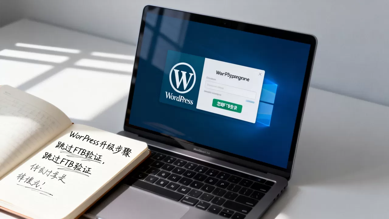 如何忽略FTB登录升级WordPress？WordPress升级忽略FTB登录方法