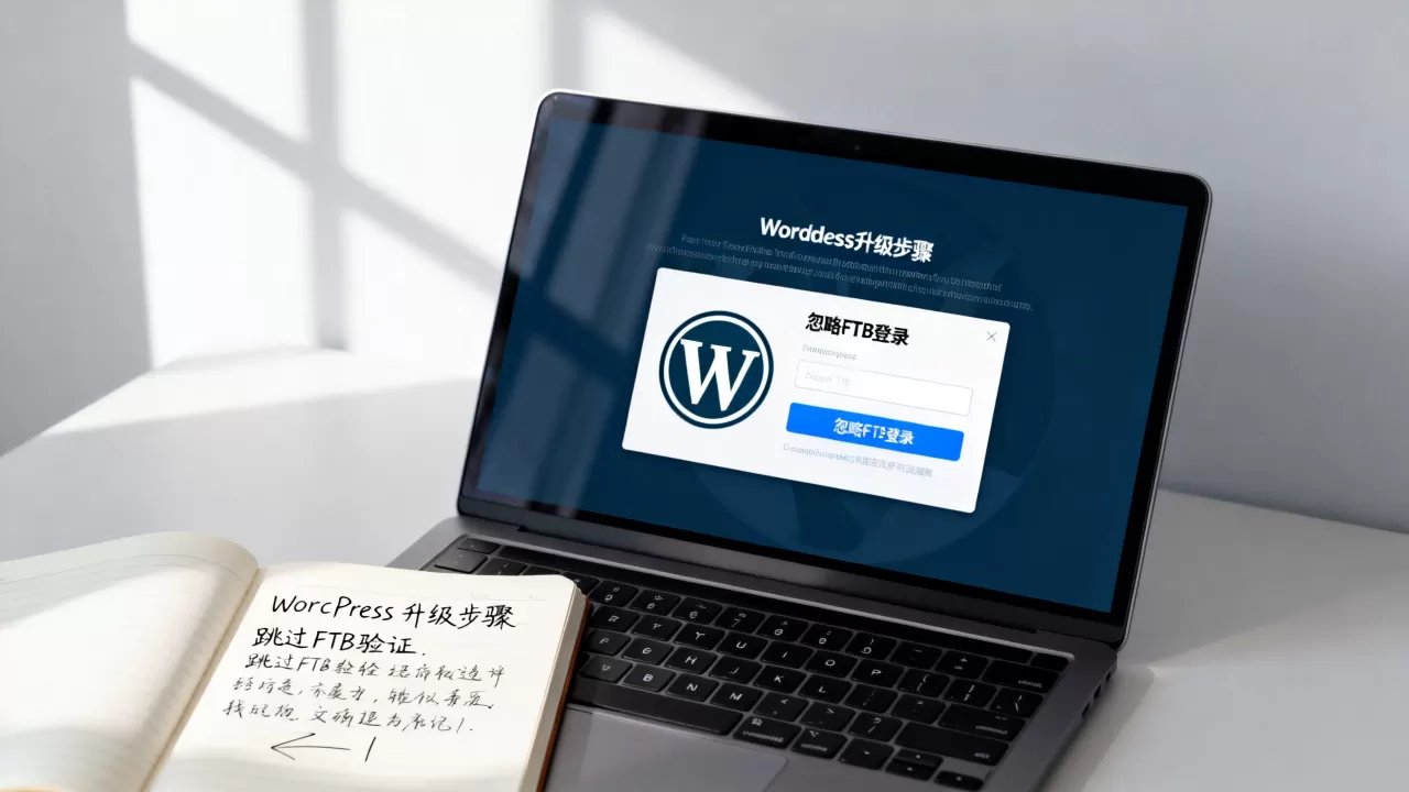 如何忽略FTB登录升级WordPress？WordPress升级忽略FTB登录方法