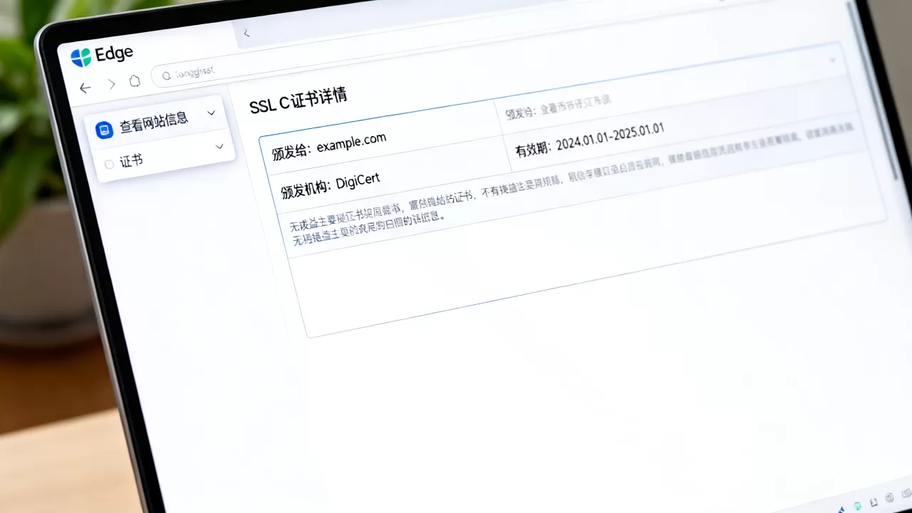 Edge浏览器怎么看SSL证书品牌?如何查看网站SSL证书颁发机构 Edge浏览器怎么看SSL证书品牌?如何查看网站SSL证书颁发机构