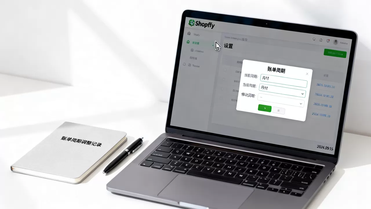 Shopify商店如何更新账单周期？怎么修改账单周期