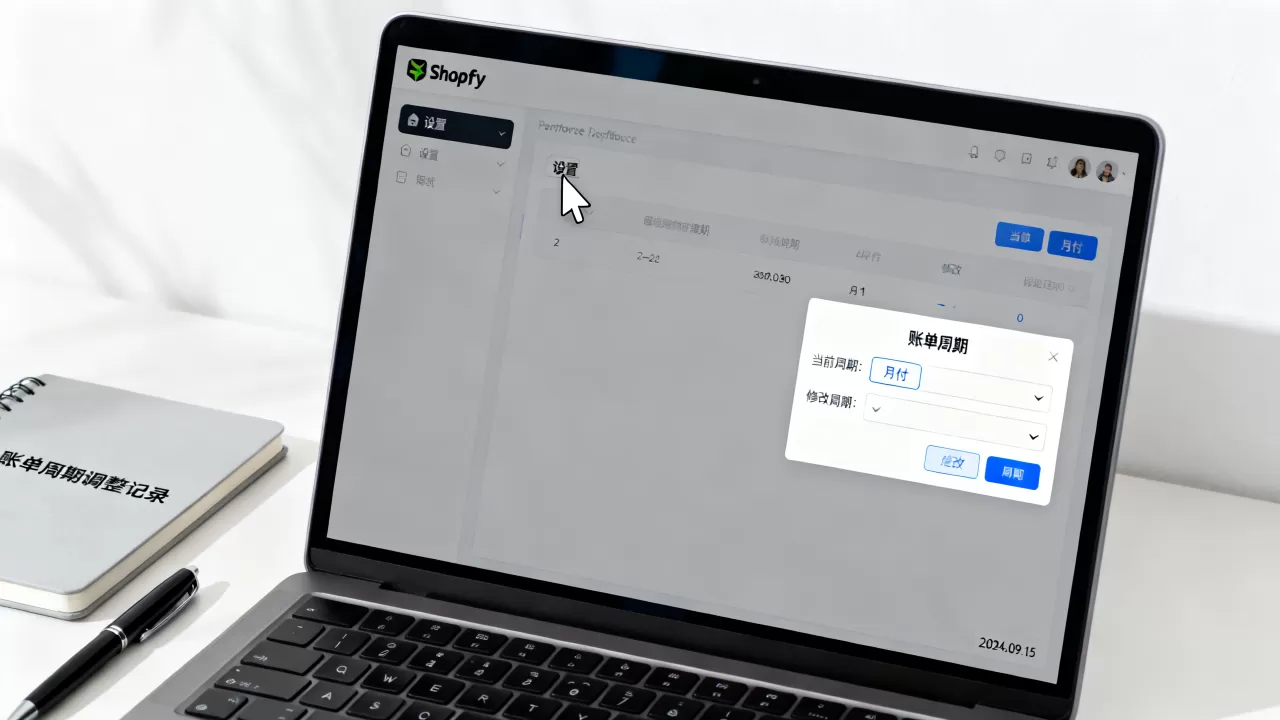 Shopify商店如何更新账单周期？怎么修改账单周期