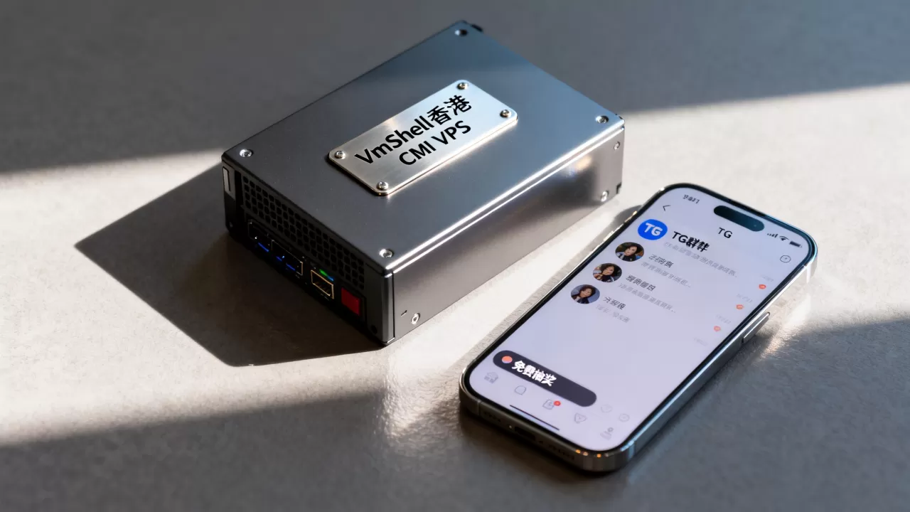 老刘博客TG群组免费抽VmShell香港VPS是真的吗？VmShell香港CMI VPS测评