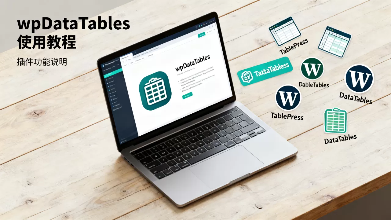 wpDataTables怎么用？WordPress表格图标插件推荐