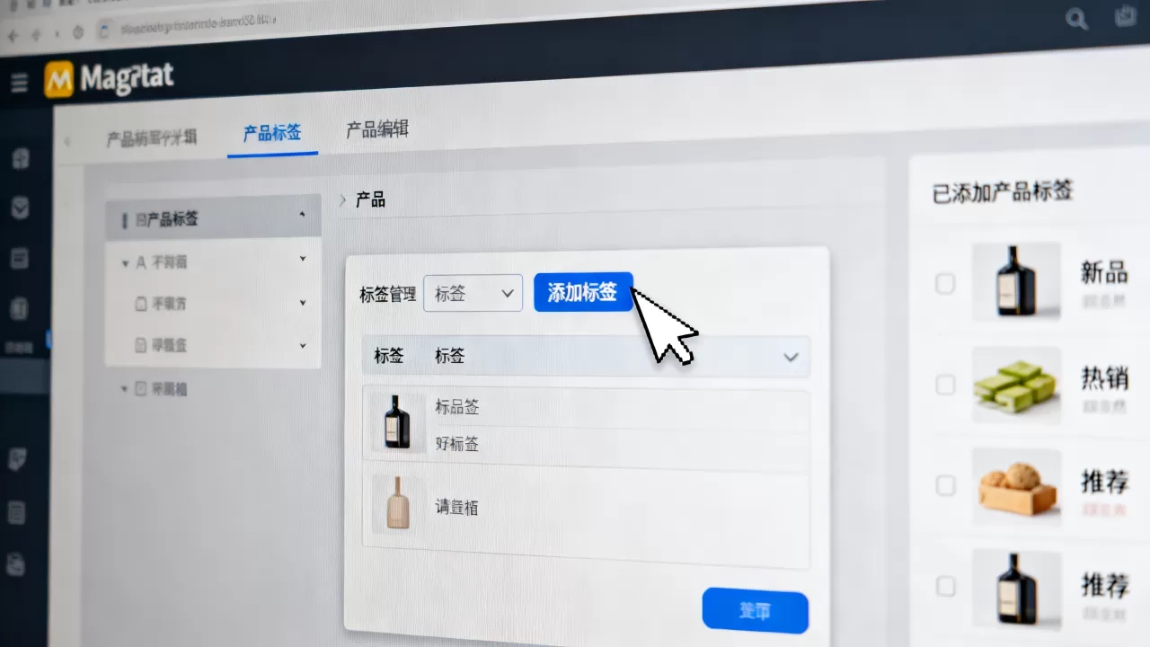 Magento商店如何添加产品标签? Magento商店如何添加产品标签?