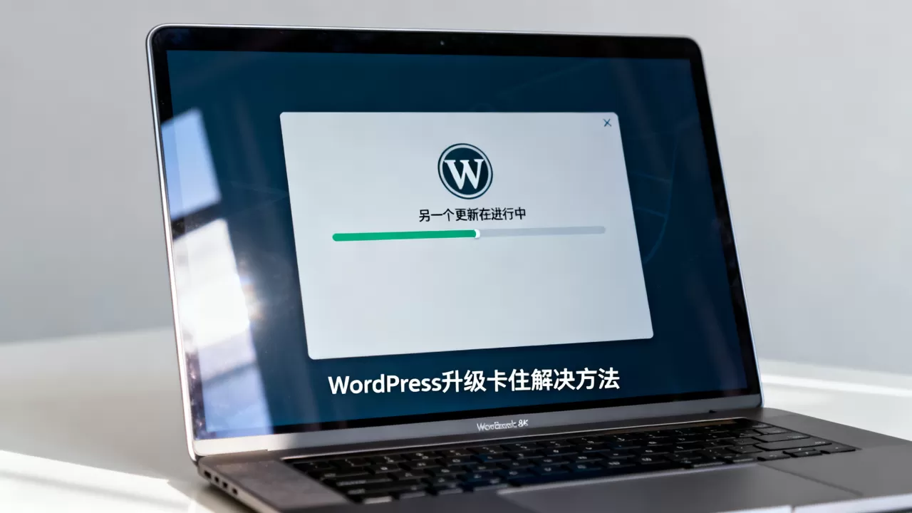 WordPress升级提示另一个更新在进行怎么解决？wordpress升级卡住不动