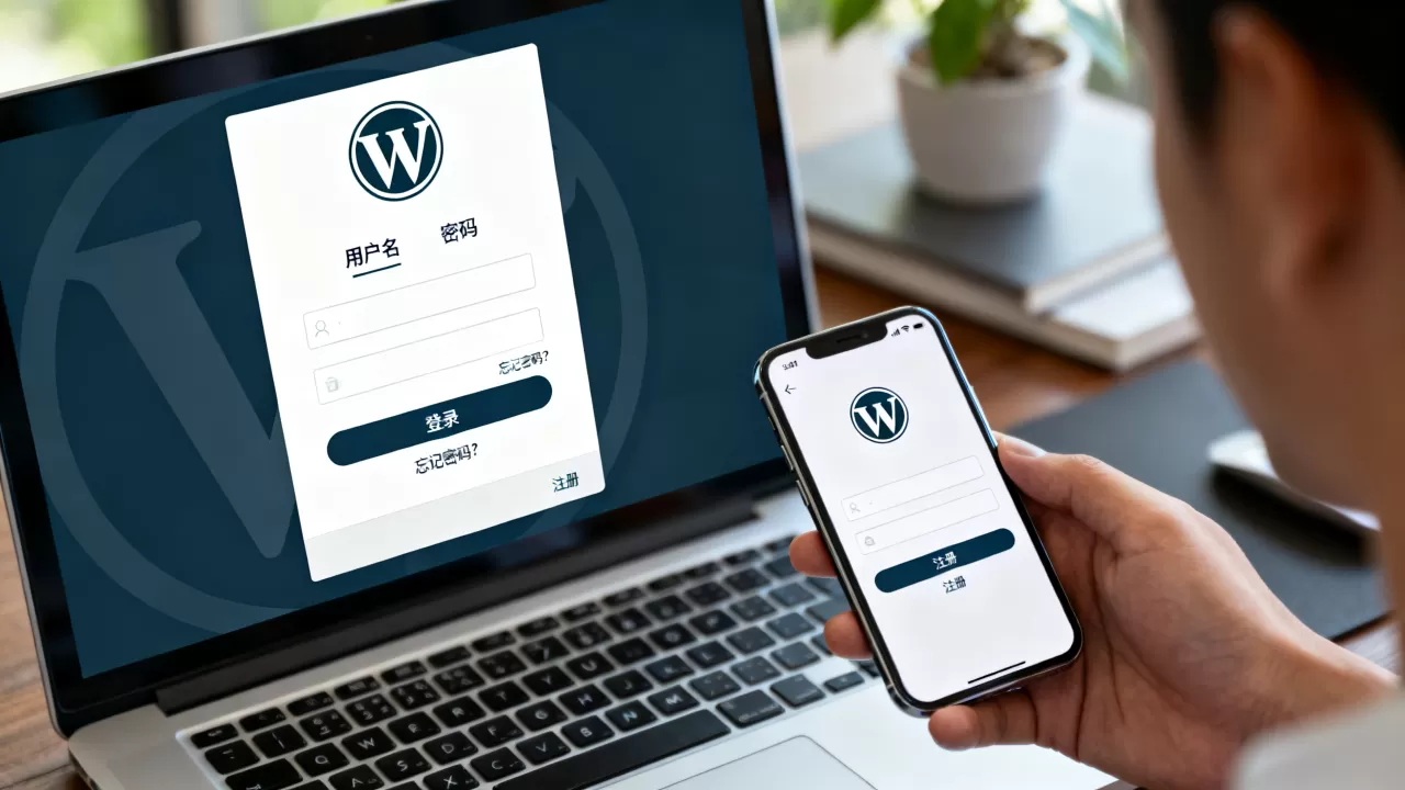 WordPress前端登录页怎么做？如何添加登录小部件