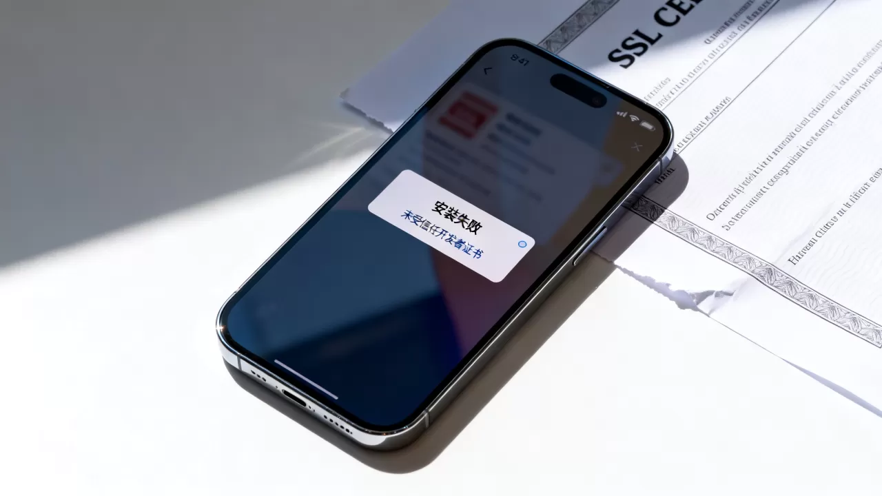 个人SSL证书安装iOS失败怎么办？iOS信任未受信任开发者证书