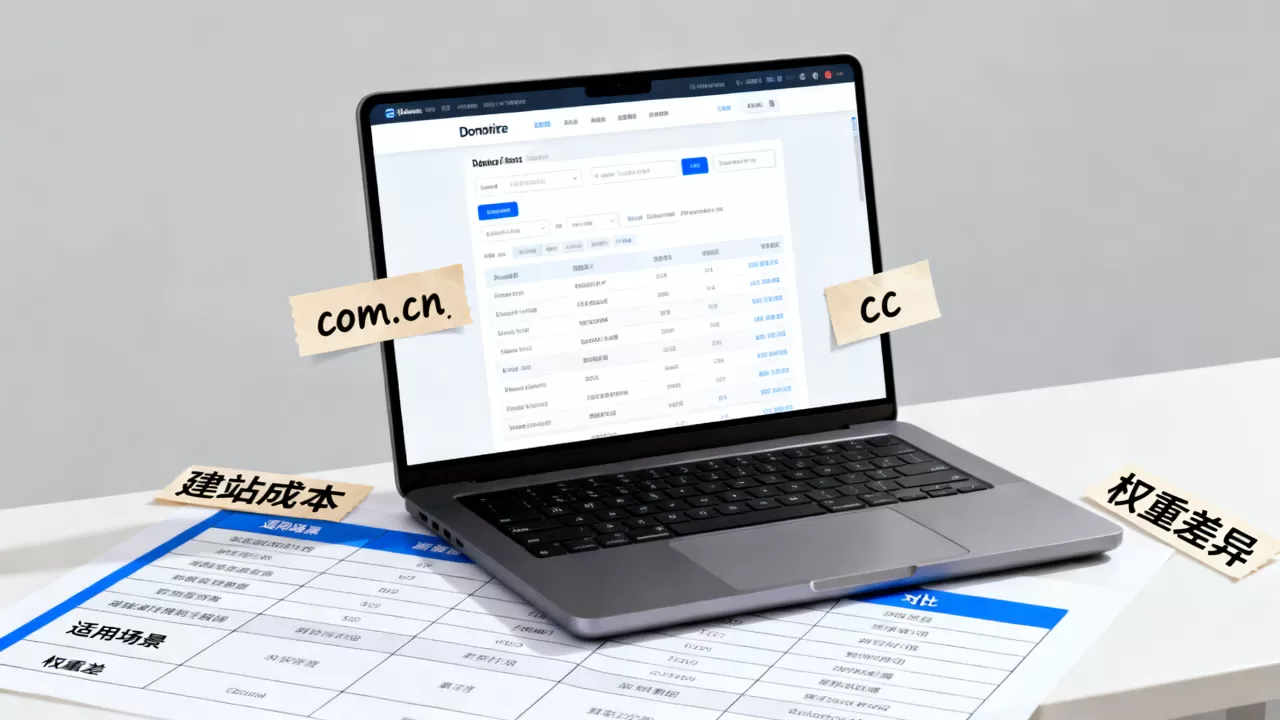 com.cn域名建站和cc域名建站哪个好？com.cn域名和cc域名区别