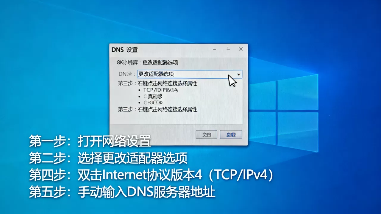 Windows怎么修改DNS?电脑DNS设置教程 Windows怎么修改DNS?电脑DNS设置教程