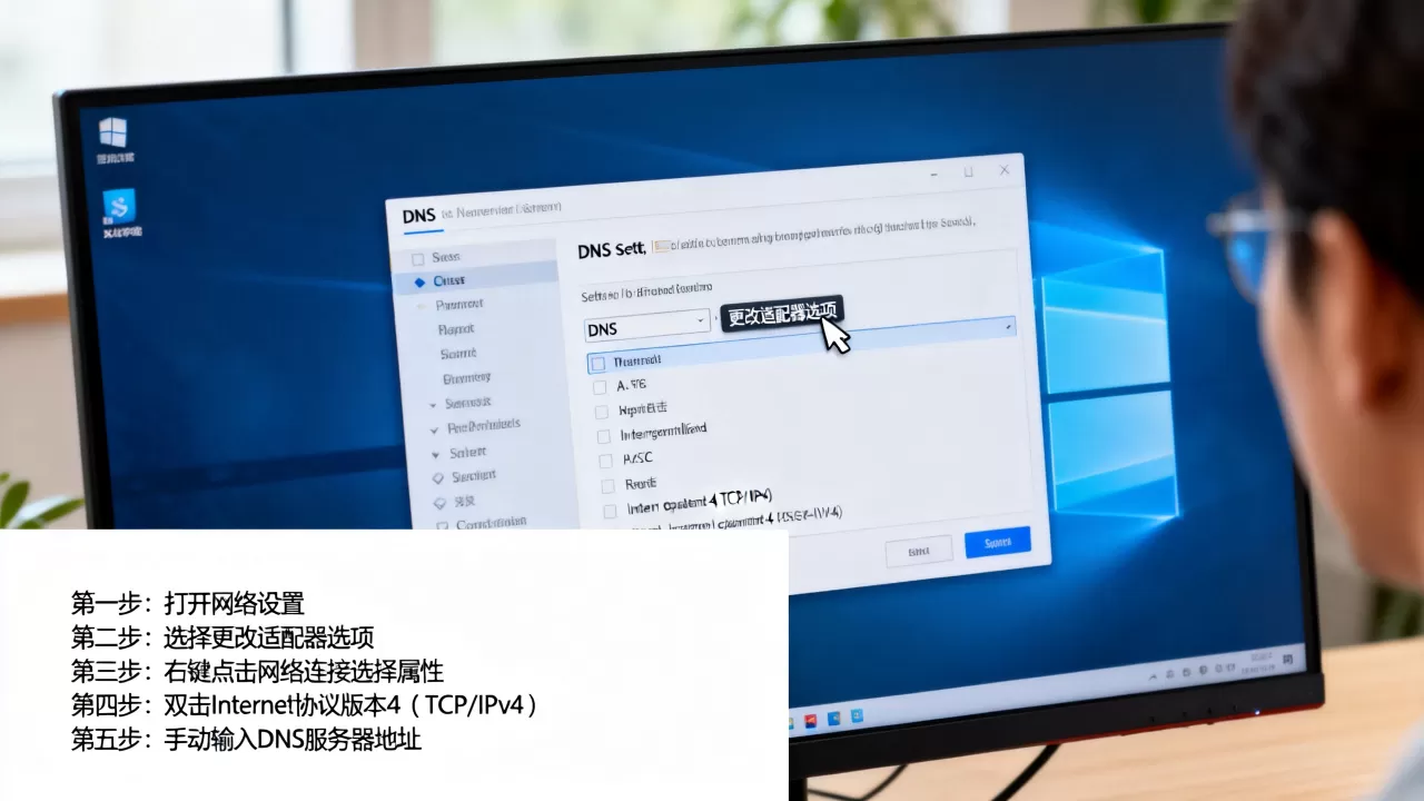 Windows怎么修改DNS?电脑DNS设置教程 Windows怎么修改DNS?电脑DNS设置教程