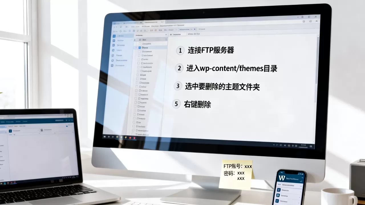 如何用FTP客户端删除WordPress主题?WordPress删除主题的具体步骤 如何用FTP客户端删除WordPress主题?WordPress删除主题的具体步骤