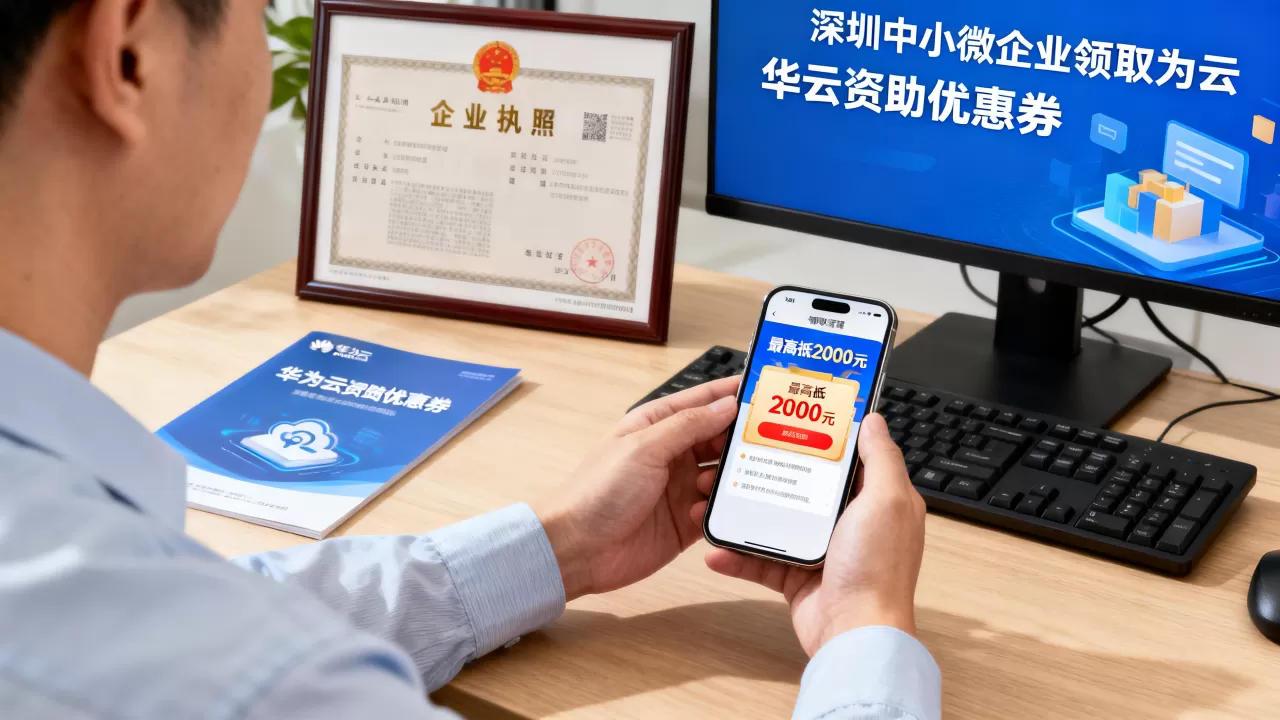 华为云资助优惠券最高抵2000元怎么领?深圳中小微企业云服务补贴 华为云资助优惠券最高抵2000元怎么领?深圳中小微企业云服务补贴