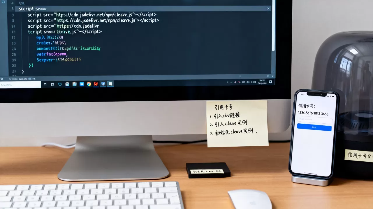 cleave.js cdn怎么引用?cleave.js使用教程 cleave.js cdn怎么引用?cleave.js使用教程