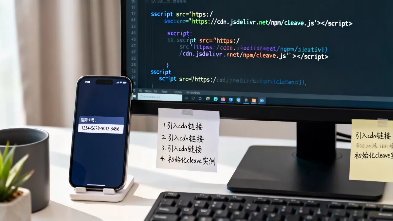 cleave.js cdn怎么引用?cleave.js使用教程 cleave.js cdn怎么引用?cleave.js使用教程