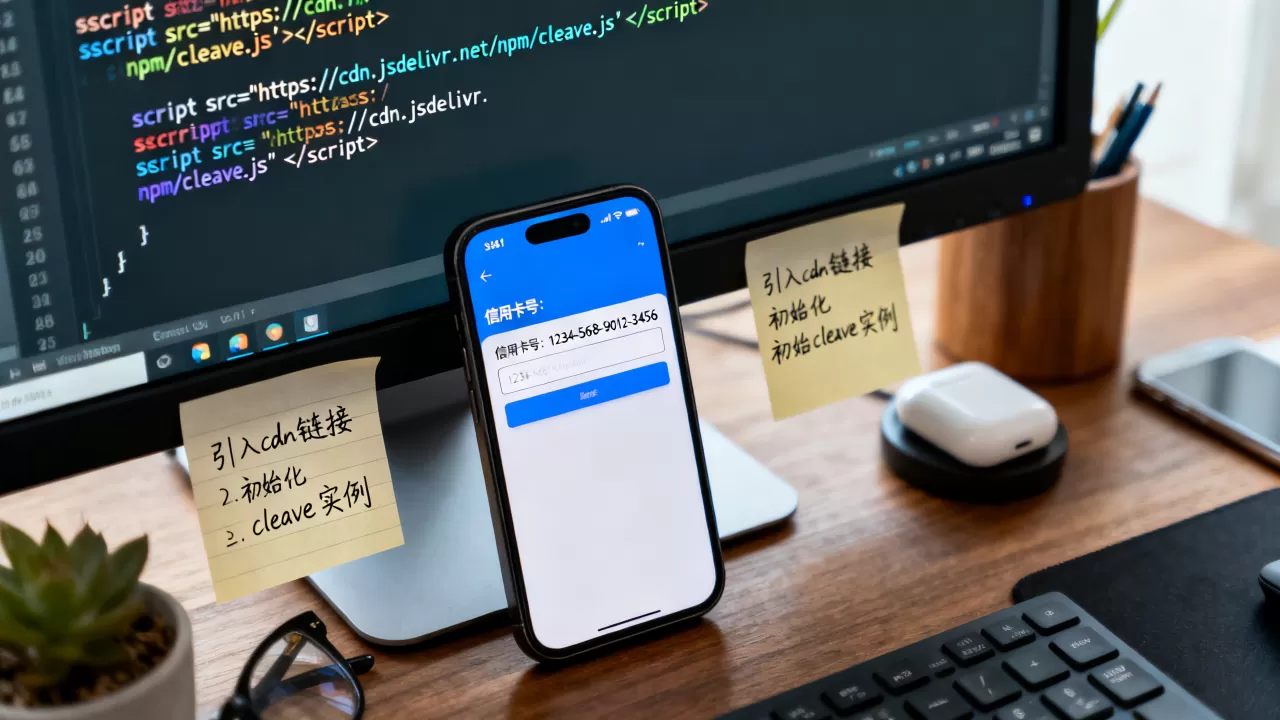 cleave.js cdn怎么引用?cleave.js使用教程 cleave.js cdn怎么引用?cleave.js使用教程