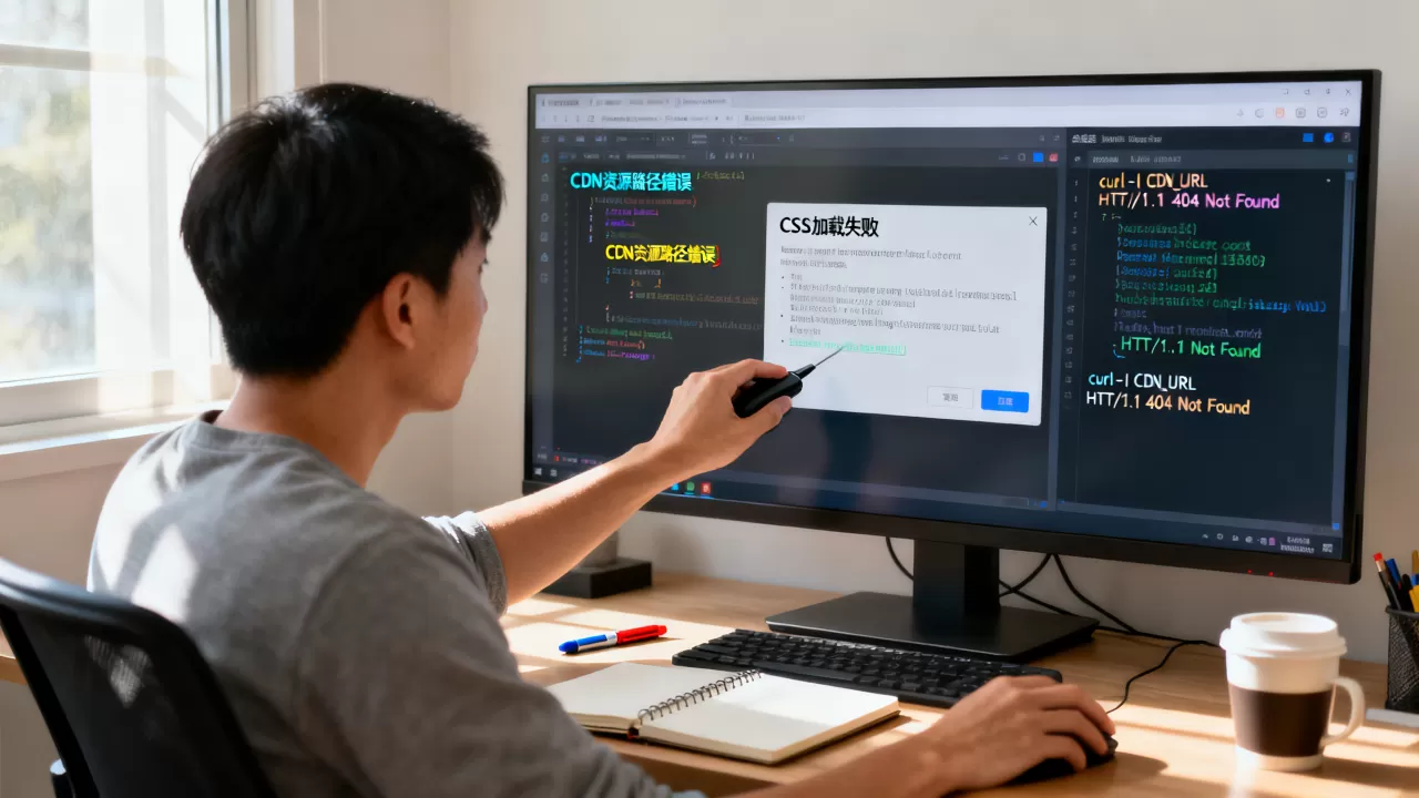 CSS加载失败CDN怎么办？如何排查并解决CDN资源加载异常